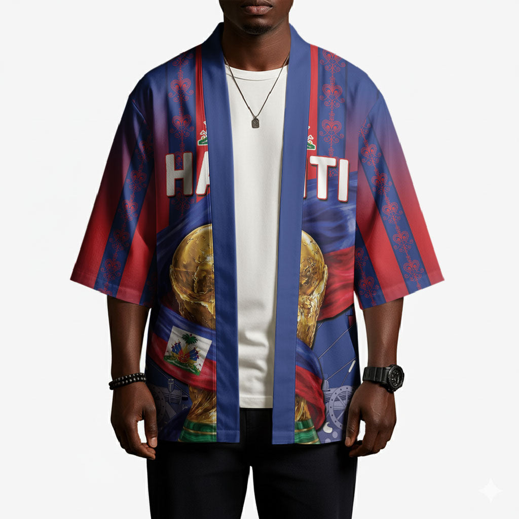 Custom Haiti Football 2026 Kimono Les Grenadiers Voodoo Veve Pride