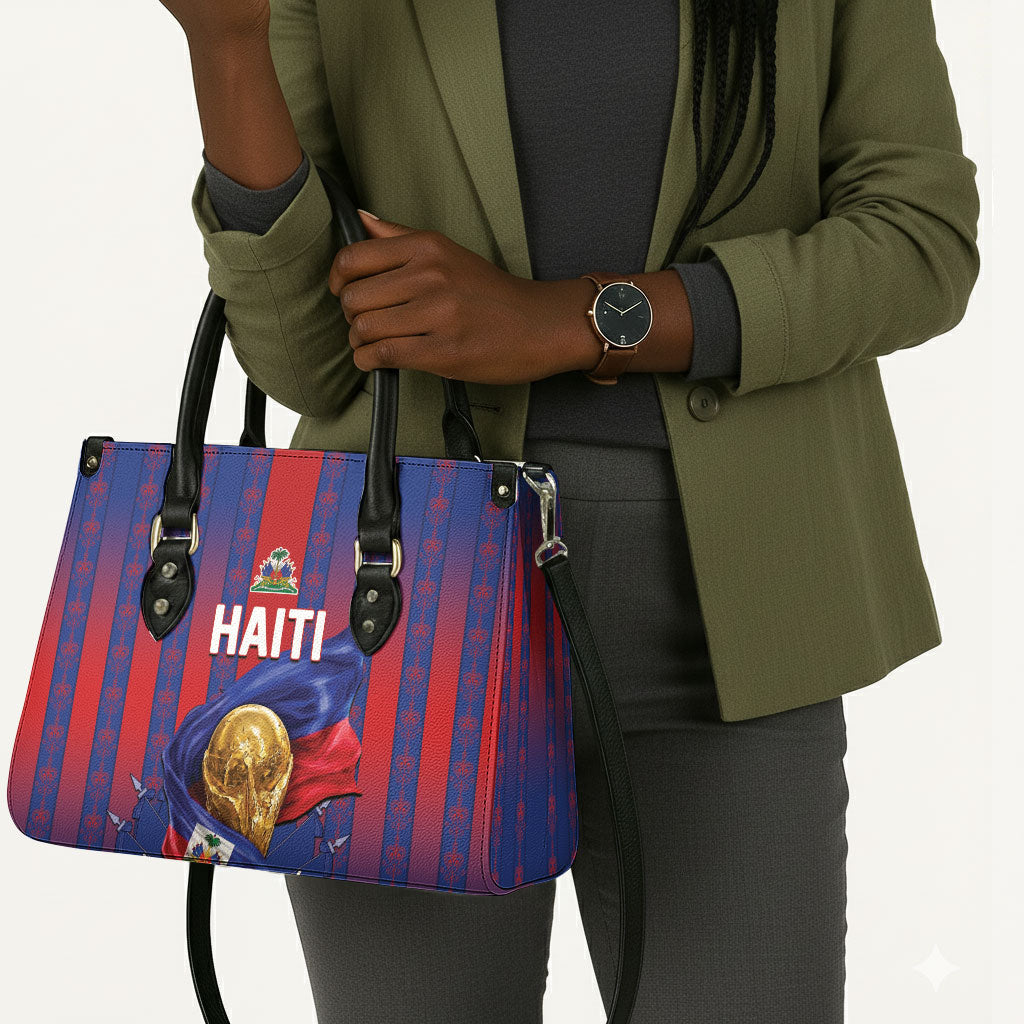 Haiti Football 2026 Leather Bag Les Grenadiers Voodoo Veve Pride