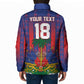 Custom Haiti Football 2026 Padded Jacket Les Grenadiers Voodoo Veve Pride