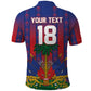Custom Haiti Football 2026 Polo Shirt Les Grenadiers Voodoo Veve Pride
