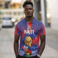 Custom Haiti Football 2026 Polo Shirt Les Grenadiers Voodoo Veve Pride