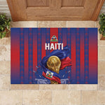 Haiti Football 2026 Rubber Doormat Les Grenadiers Voodoo Veve Pride