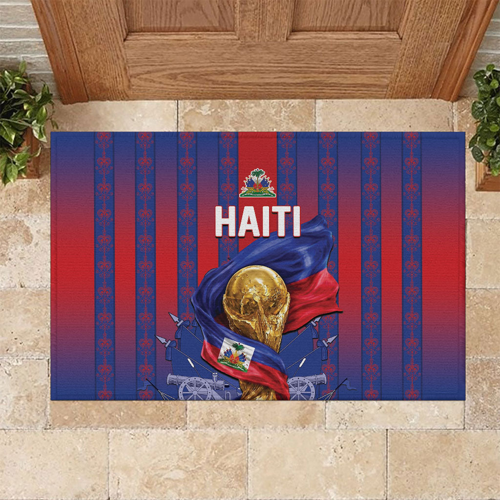 Haiti Football 2026 Rubber Doormat Les Grenadiers Voodoo Veve Pride
