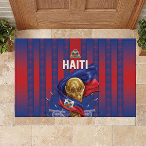 Haiti Football 2026 Rubber Doormat Les Grenadiers Voodoo Veve Pride