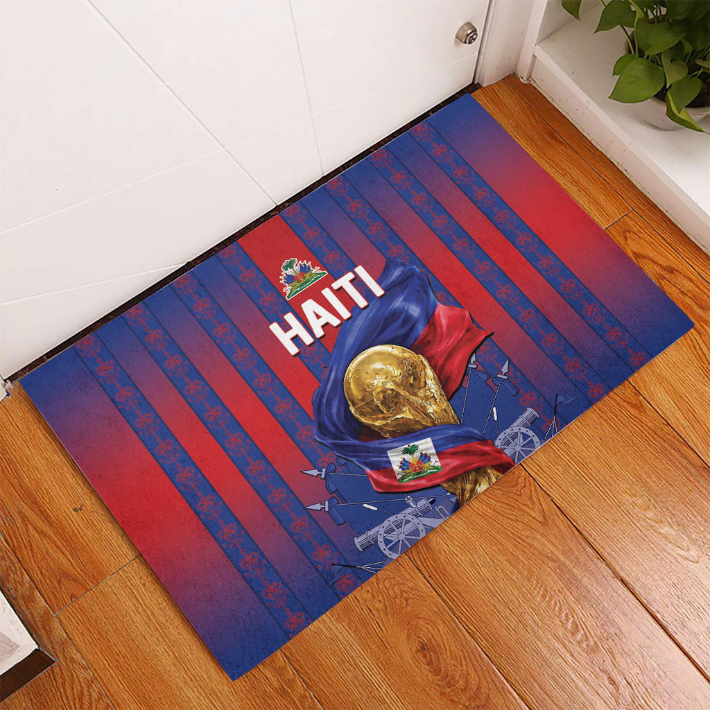 Haiti Football 2026 Rubber Doormat Les Grenadiers Voodoo Veve Pride