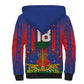 Custom Haiti Football 2026 Sherpa Hoodie Les Grenadiers Voodoo Veve Pride