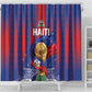 Haiti Football 2026 Shower Curtain Les Grenadiers Voodoo Veve Pride