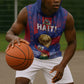 Custom Haiti Football 2026 Sleeveless Hoodie Les Grenadiers Voodoo Veve Pride