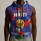Custom Haiti Football 2026 Sleeveless Zip Hoodie Les Grenadiers Voodoo Veve Pride
