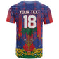 Custom Haiti Football 2026 T shirt Les Grenadiers Voodoo Veve Pride
