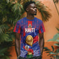 Custom Haiti Football 2026 T shirt Les Grenadiers Voodoo Veve Pride