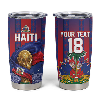 Custom Haiti Football 2026 Tumbler Cup Les Grenadiers Voodoo Veve Pride