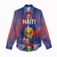 Custom Haiti Football 2026 Women Casual Shirt Les Grenadiers Voodoo Veve Pride