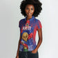 Custom Haiti Football 2026 Women Polo Shirt Les Grenadiers Voodoo Veve Pride