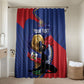 Personalized Haiti Football Champions Bathroom Set National Pride Gold Trophy