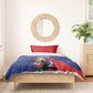 Personalized Haiti Football Champions Bedding Set National Pride Gold Trophy