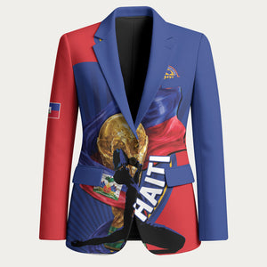 Personalized Haiti Football Champions Blazer National Pride Gold Trophy
