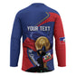 Personalized Haiti Football Champions Hockey Jersey National Pride Gold Trophy