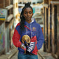 Personalized Haiti Football Champions Hoodie National Pride Gold Trophy