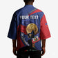 Personalized Haiti Football Champions Kimono National Pride Gold Trophy