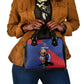 Personalized Haiti Football Champions Shoulder Handbag National Pride Gold Trophy
