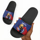 Personalized Haiti Football Champions Slide Sandals National Pride Gold Trophy