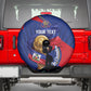 Personalized Haiti Football Champions Spare Tire Cover National Pride Gold Trophy