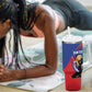 Personalized Haiti Football Champions Tumbler With Handle National Pride Gold Trophy
