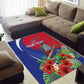 Personalized Afro-Haitians Area Rug Hispaniolan Trogon Sporty Style - African Pride