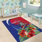 Personalized Afro-Haitians Area Rug Hispaniolan Trogon Sporty Style - African Pride
