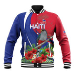 Personalized Afro-Haitians Baseball Jacket Hispaniolan Trogon Sporty Style - African Pride