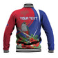 Personalized Afro-Haitians Baseball Jacket Hispaniolan Trogon Sporty Style - African Pride