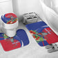 Personalized Afro-Haitians Bathroom Set Hispaniolan Trogon Sporty Style