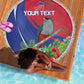 Personalized Afro-Haitians Beach Blanket Hispaniolan Trogon Sporty Style - African Pride