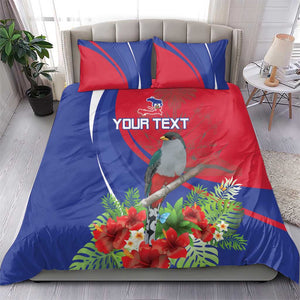 Personalized Afro-Haitians Bedding Set Hispaniolan Trogon Sporty Style - African Pride