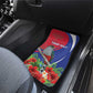 Personalized Afro-Haitians Car Mats Hispaniolan Trogon Sporty Style - African Pride
