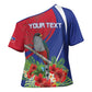 Personalized Afro-Haitians Cross Shoulder Shirt Hispaniolan Trogon Sporty Style