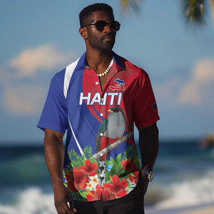 Personalized Afro-Haitians Hawaiian Shirt Hispaniolan Trogon Sporty Style - African Pride