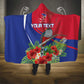 Personalized Afro-Haitians Hooded Blanket Hispaniolan Trogon Sporty Style - African Pride