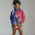 Personalized Afro-Haitians Hoodie Dress Hispaniolan Trogon Sporty Style - African Pride