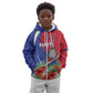 Personalized Afro-Haitians Kid Hoodie Hispaniolan Trogon Sporty Style - African Pride