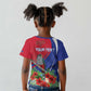 Personalized Afro-Haitians Kid T shirt Hispaniolan Trogon Sporty Style - African Pride