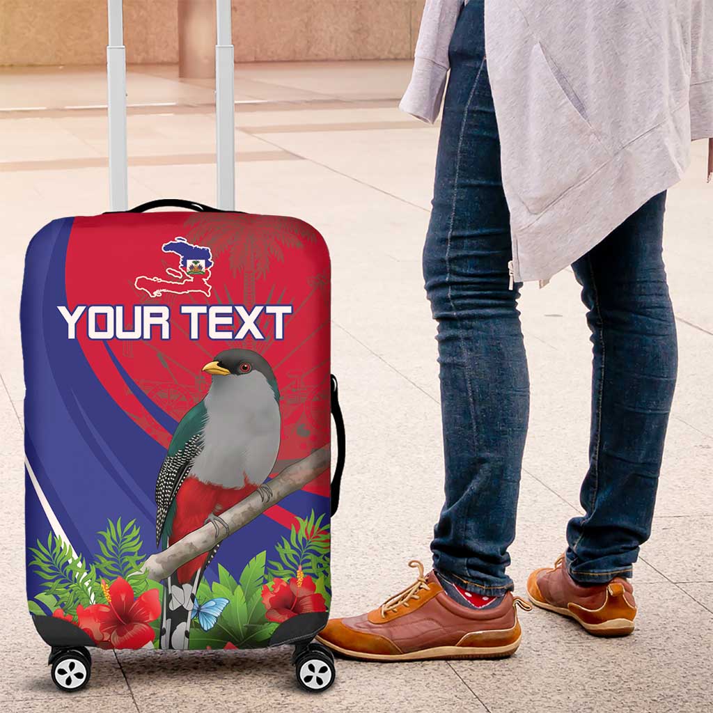 Personalized Afro-Haitians Luggage Cover Hispaniolan Trogon Sporty Style - African Pride