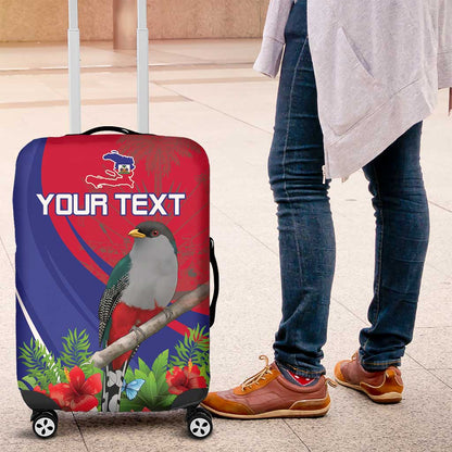 Personalized Afro-Haitians Luggage Cover Hispaniolan Trogon Sporty Style - African Pride