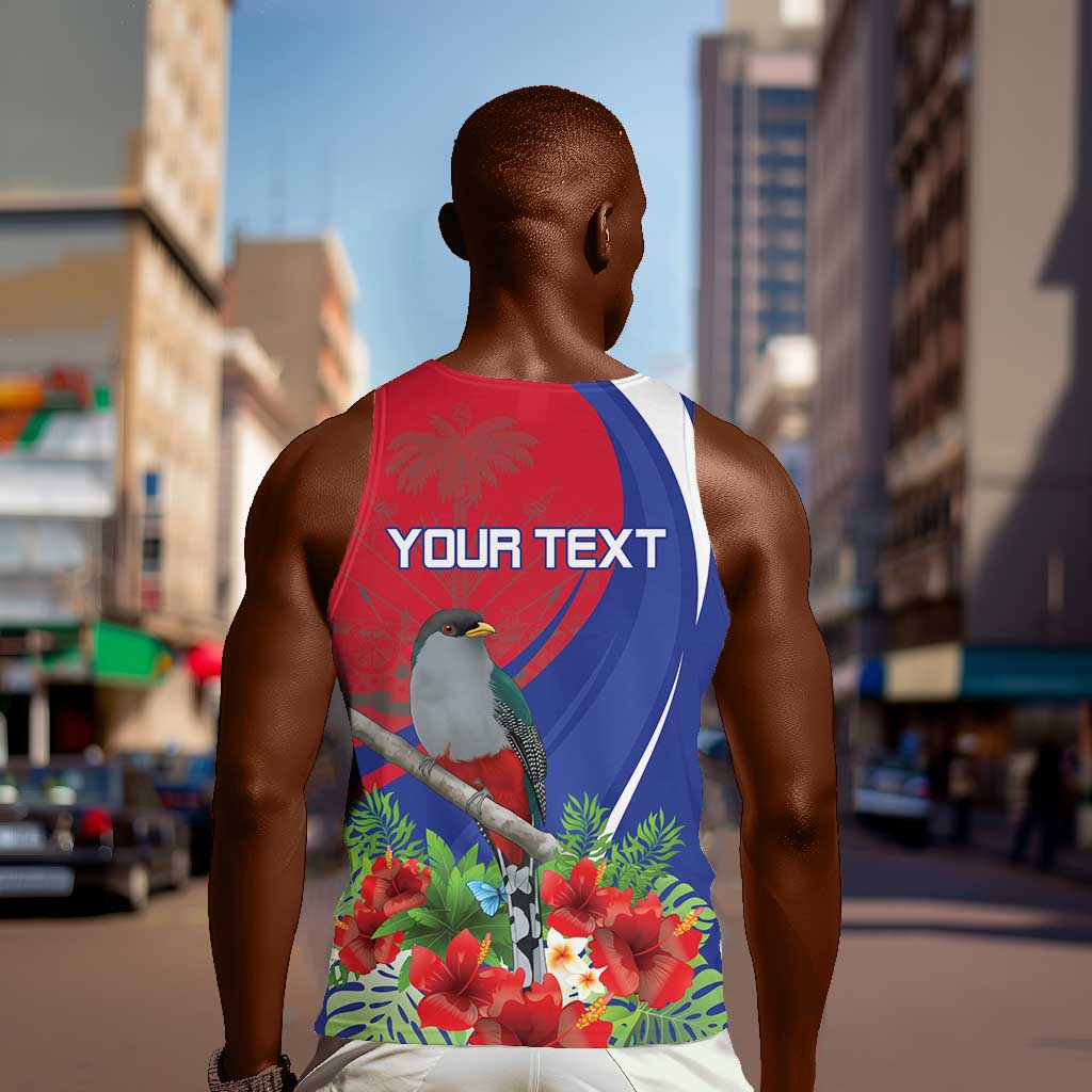 Personalized Afro-Haitians Men Tank Top Hispaniolan Trogon Sporty Style - African Pride