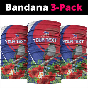 Personalized Afro-Haitians Neck Gaiter Hispaniolan Trogon Sporty Style - African Pride