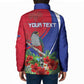 Personalized Afro-Haitians Padded Jacket Hispaniolan Trogon Sporty Style