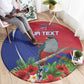 Personalized Afro-Haitians Round Carpet Hispaniolan Trogon Sporty Style - African Pride