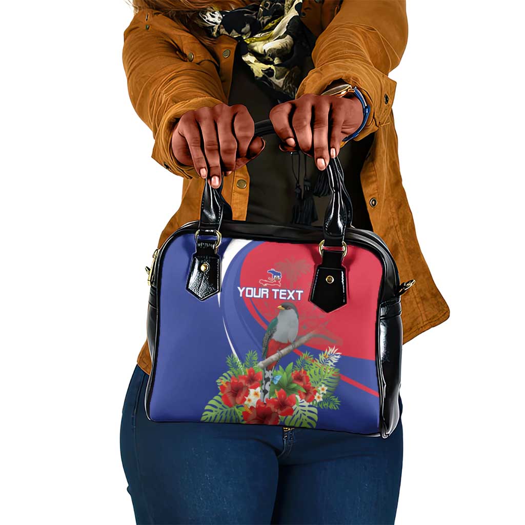 Personalized Afro-Haitians Shoulder Handbag Hispaniolan Trogon Sporty Style - African Pride