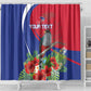 Personalized Afro-Haitians Shower Curtain Hispaniolan Trogon Sporty Style - African Pride